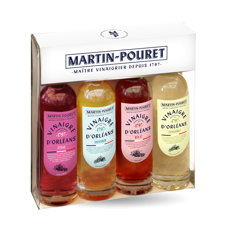 Coffret vinaigres cépages Martin-Pouret