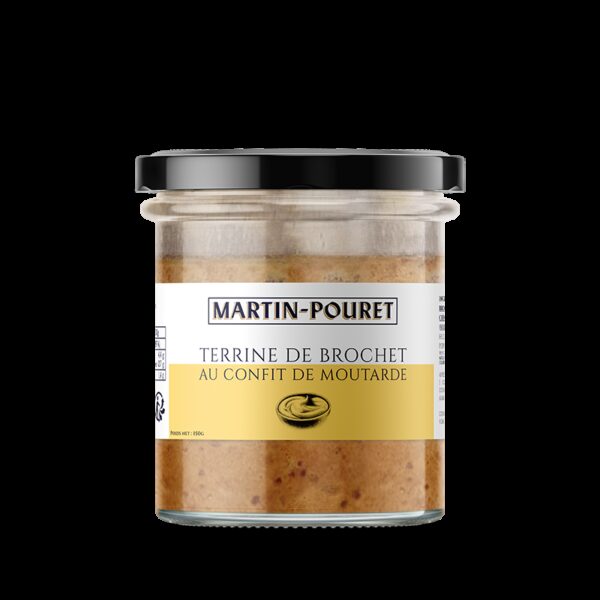 Terrine de brochet au confit de moutarde 150g - Martin-Pouret