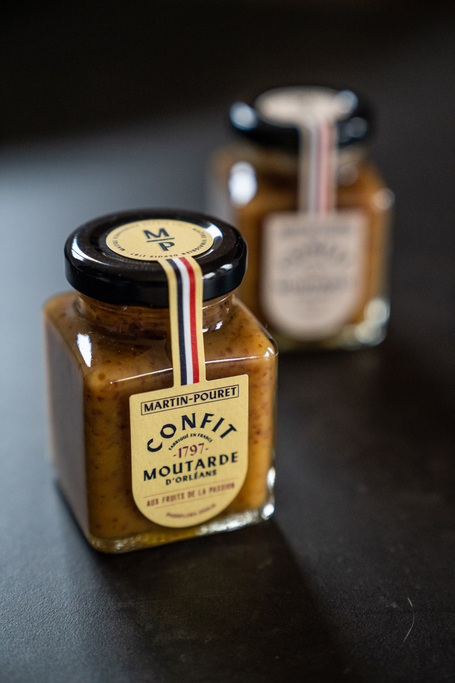 Confit moutarde fruits de la passion Martin-Pouret