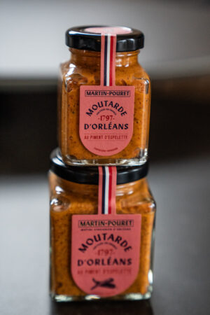 Moutarde au piment d'espelette 95g Martin-Pouret
