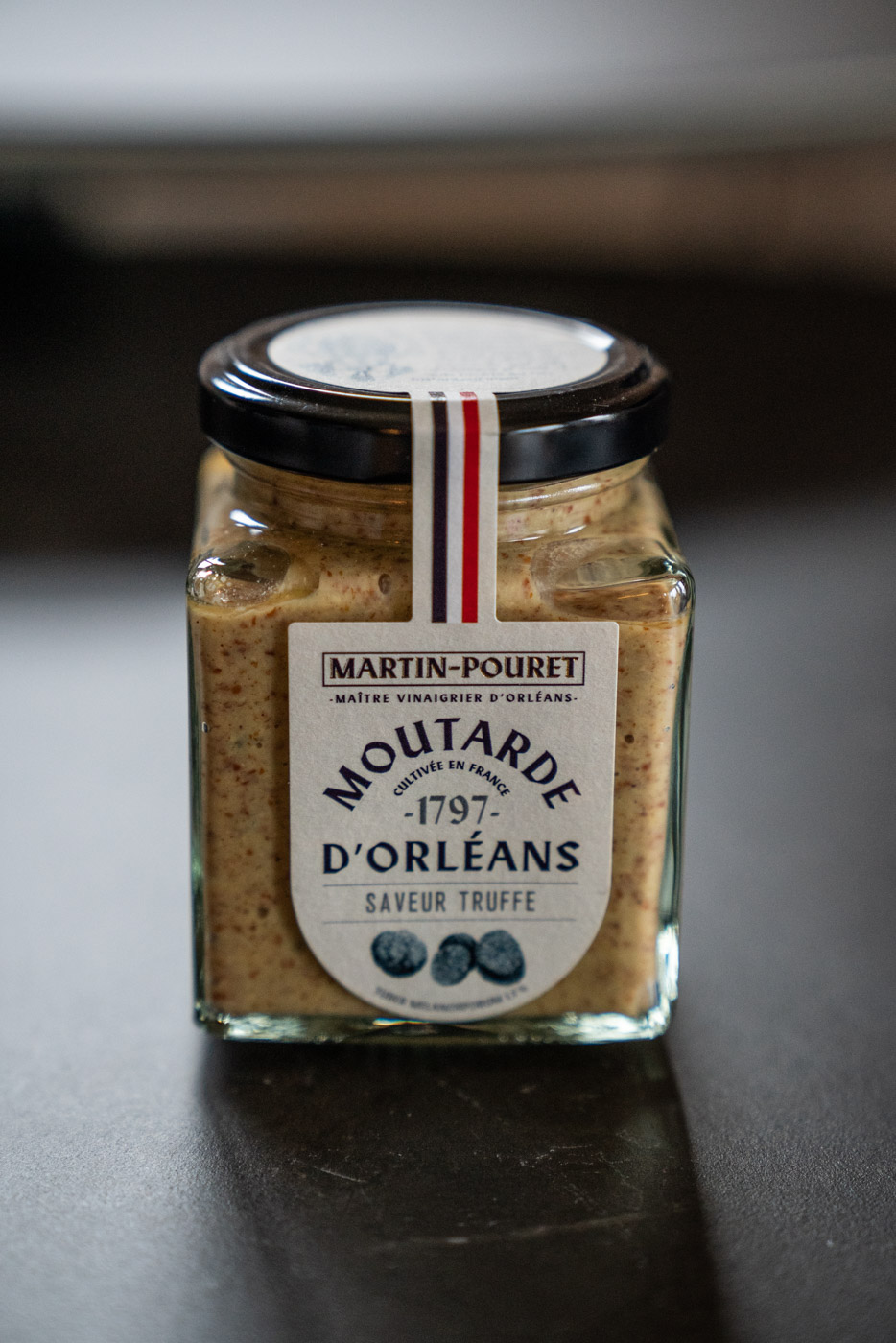 Moutarde saveur truffe 200g Martin-Pouret